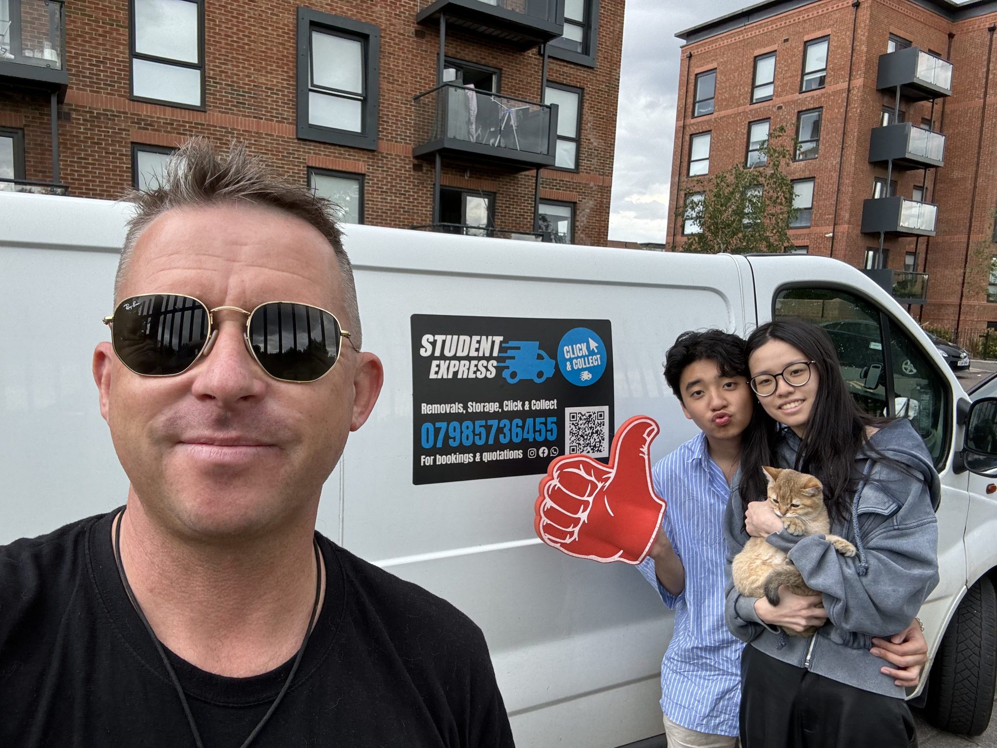 Student Express relocation service handling fragile items Exeter